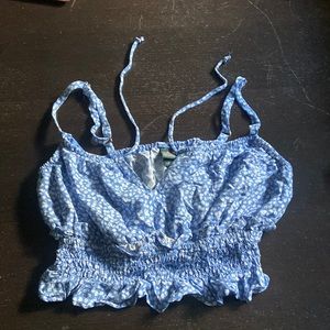 Wild Fable Blue flowery Cami Top